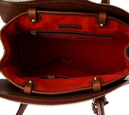Dooney & Bourke Leather Zip Top Wilson Bag