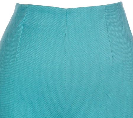 Bob Mackies Embroidered Stretch Pique Jacket and Crop Pants