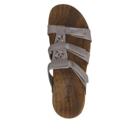 Orthaheel Porto Orthotic Sandals with Ornament Detail