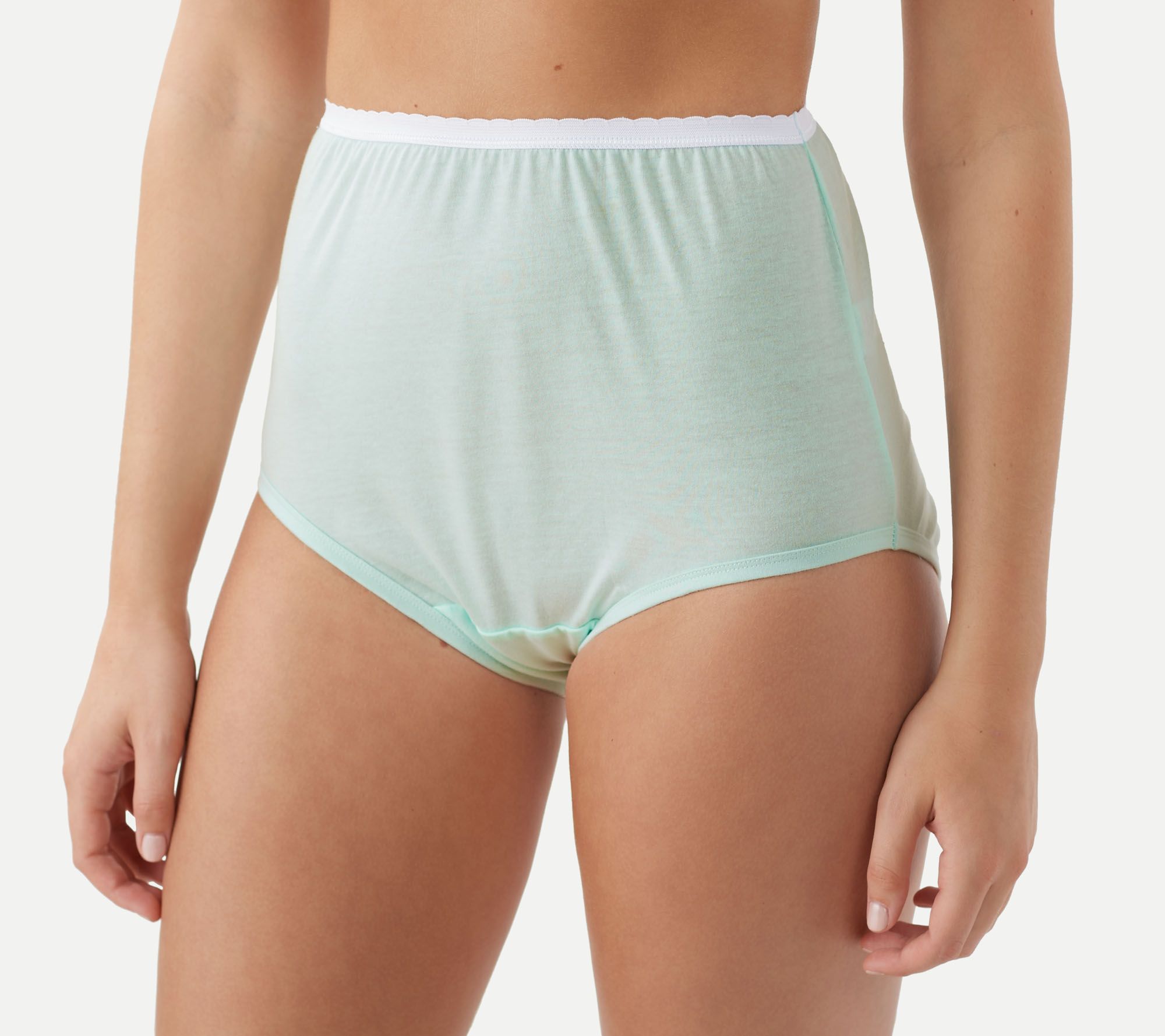 Breezies Set of 6 Cotton Brief Panties w/UltimAir - A22766