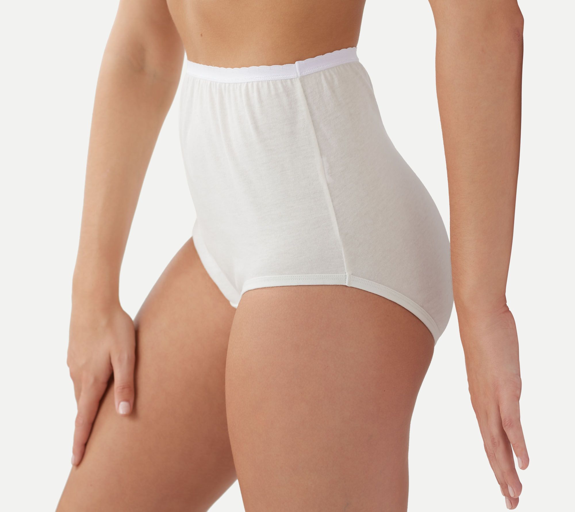 Breezies Set of 6 Cotton Brief Panties w/UltimAir