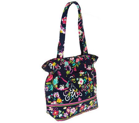 Vera Bradley Signature Print Laura Cinched Tote