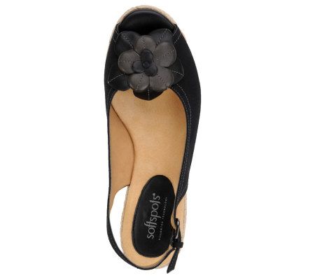 Softspots Achelle Espadrille Slingback Wedge Sandals