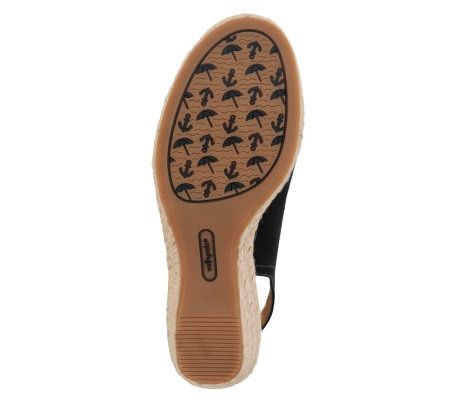 Softspots Achelle Espadrille Slingback Wedge Sandals
