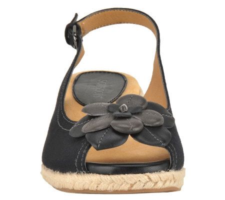 Softspots Achelle Espadrille Slingback Wedge Sandals