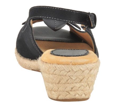 Softspots Achelle Espadrille Slingback Wedge Sandals