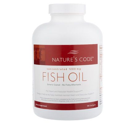 Natures Code Enteric Coated Omega-3 FishOil with EPA & DHA Auto-Delivery - A94466