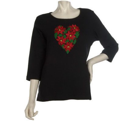 Quacker Factory Loving The Holiday T-Shirt - A217167