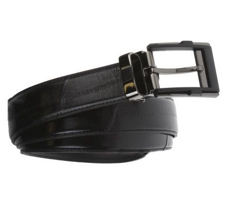 Lee Sands Mens Eelskin Adjustable Belt - A220967