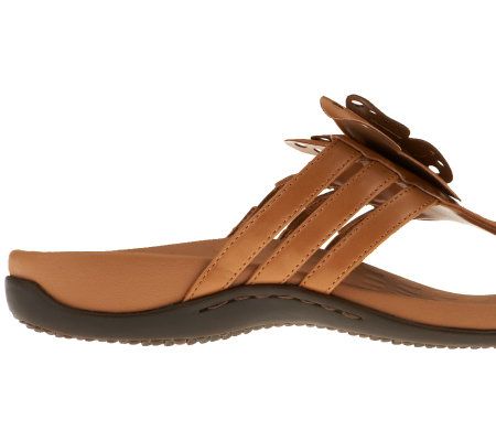Orthaheel Jenna Orthotic Butterfly Strap Thong Sandals