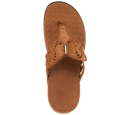 Orthaheel Jenna Orthotic Butterfly Strap Thong Sandals