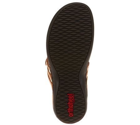 Orthaheel Jenna Orthotic Butterfly Strap Thong Sandals