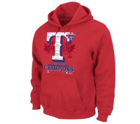 2011 MLB ALCS Champions Texas Rangers Lock Room Sweatshirt - A223167