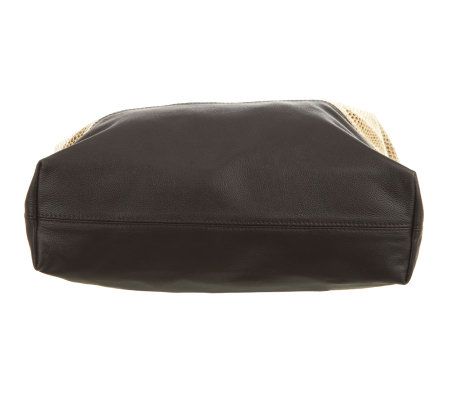 JPK Paris75 Snake Embossed Leather Ema Tote with Contrast Trim