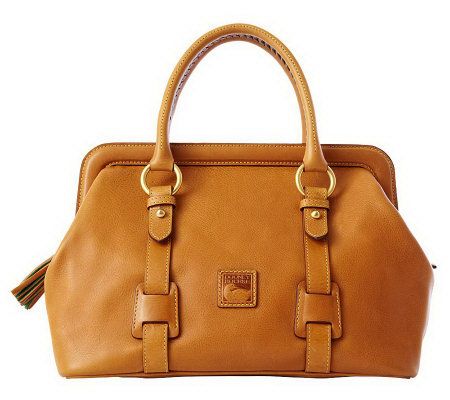 Dooney & Bourke Florentine Leather Mitchell Satchel - A227767