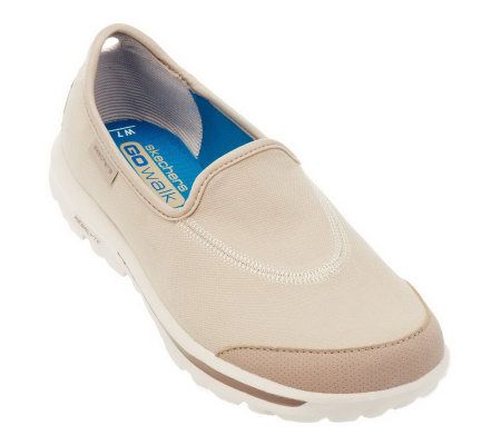 Skechers GOwalk Canvas Slip-on Shoes - A235167