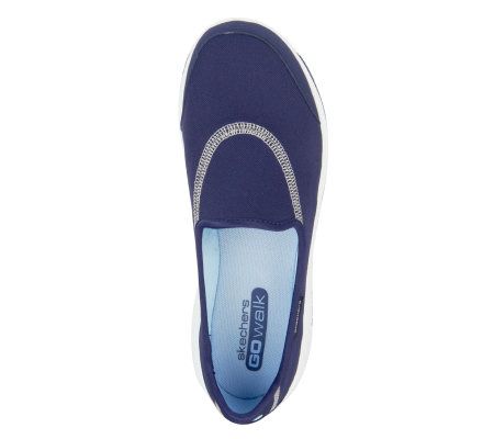 Skechers GOwalk Canvas Slip-on Shoes