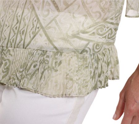 George Simonton Batik Print Blouse