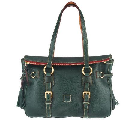 Dooney & Bourke Florentine Leather Tassel Satchel - A222968