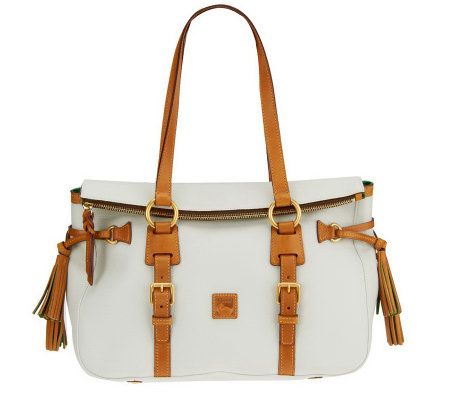 Dooney & Bourke Florentine Leather Tassel Satchel - A222968