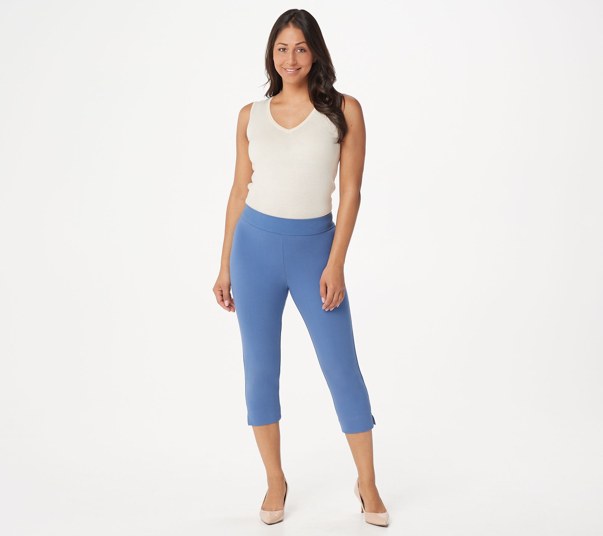 Women with Control Contour Waist Pull-on Capri Pants