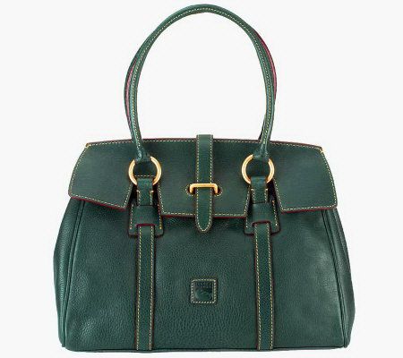 Dooney & Bourke Florentine Leather Tab Collar Satchel - A224968