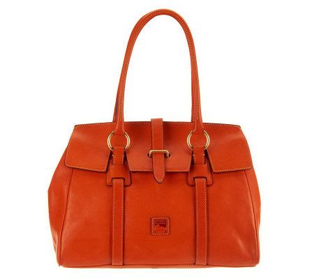 Dooney & Bourke Florentine Leather Tab Collar Satchel - A224968
