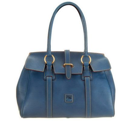 Dooney & Bourke Florentine Leather Tab Collar Satchel - A224968