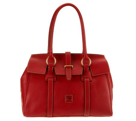 Dooney & Bourke Florentine Leather Tab Collar Satchel - A224968