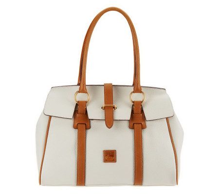 Dooney & Bourke Florentine Leather Tab Collar Satchel - A224968