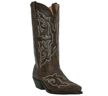 Laredo Boots Ladies Gaucho Nutty Mule 12 Cowboy Boots - A245468
