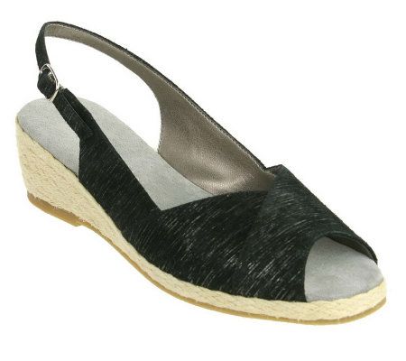 David Tate Time Slingback Wedge Espadrilles - A324768