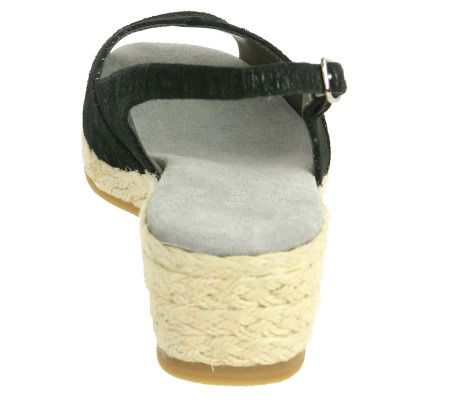 David Tate Time Slingback Wedge Espadrilles