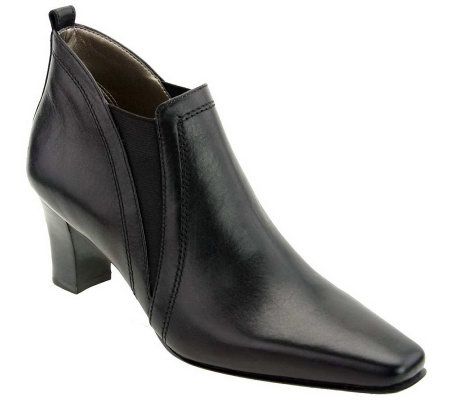 David Tate Jade Leather Booties - A326068