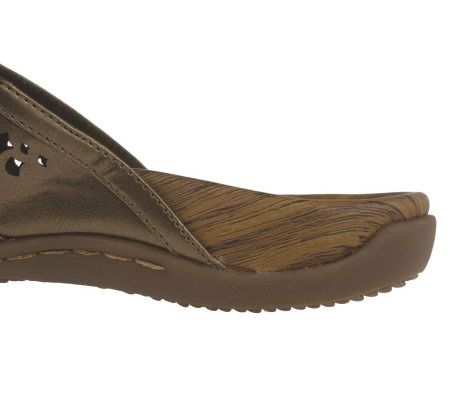Orthaheel Allegre Orthotic Thong Sandals with Cut-Out Detail