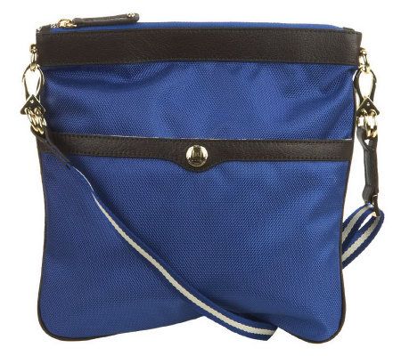 JPK Paris75 SignatureFabric Crossbody Bag with Adjustable Strap - A224269