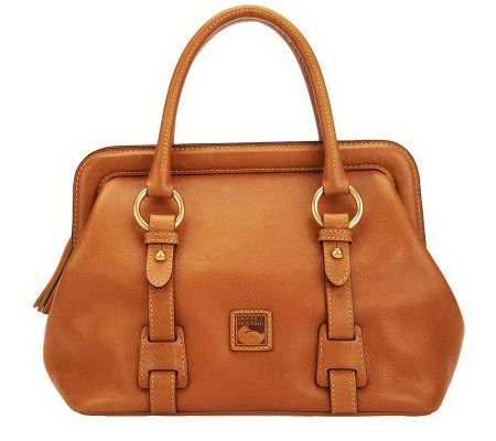 Dooney & Bourke Florentine Leather Small Mitchell Satchel - A227569