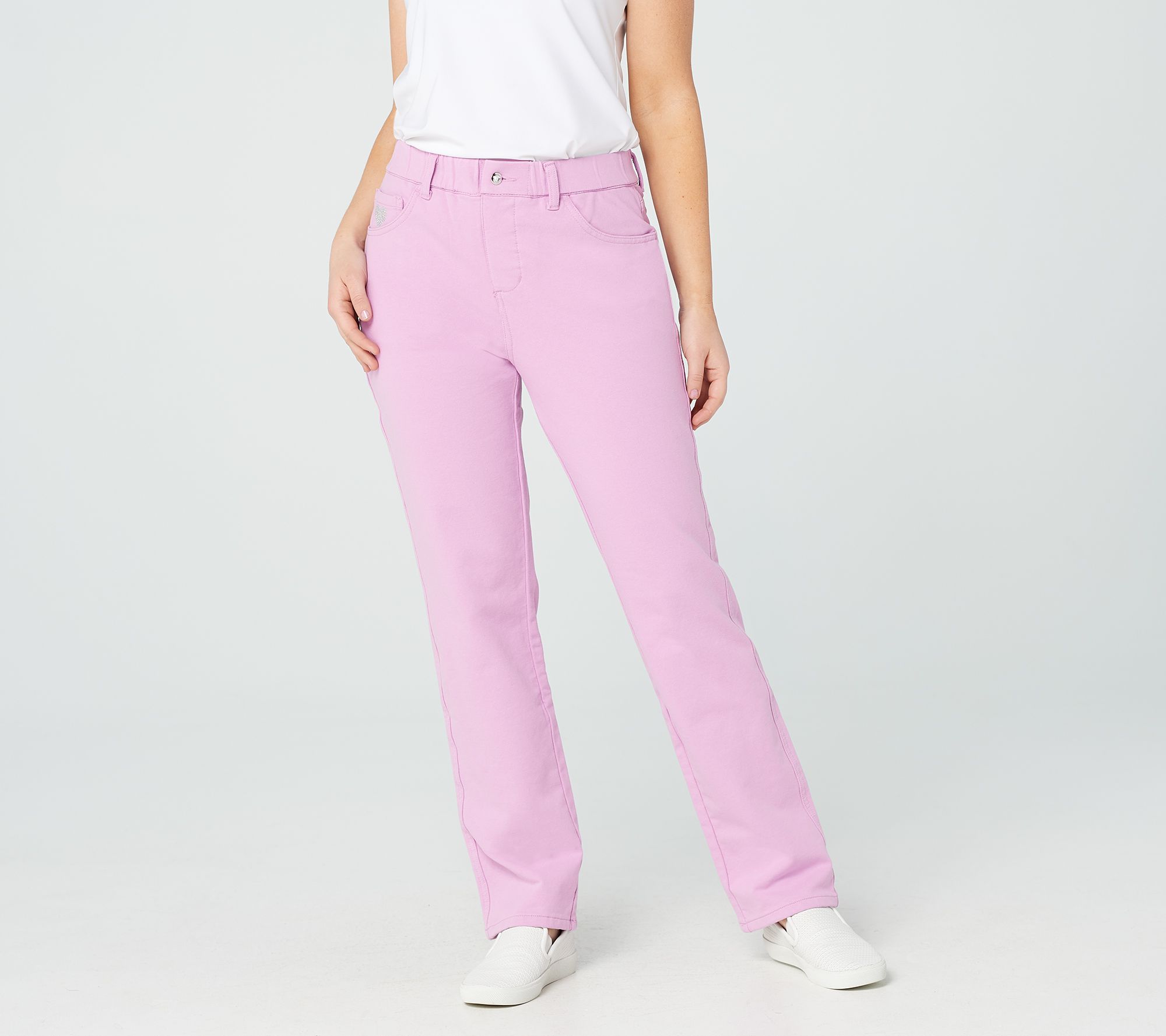 Quacker Factory DreamJeanne Pull-on Tall Straight Leg Pants - A227969