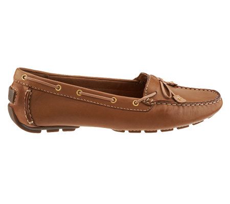 Clarks Artisan Dunbar Racer Leather Driving Moccasins