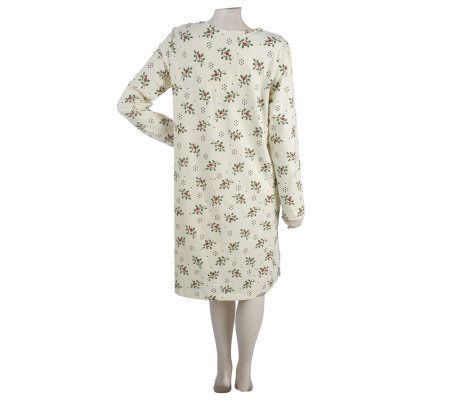 Carole Hochman 2-pack Holiday Cotton Jersey Sleep Tees