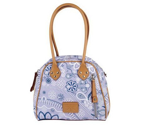 Isaac Mizrahi Live! Signature Bandana Print Satchel - A213770