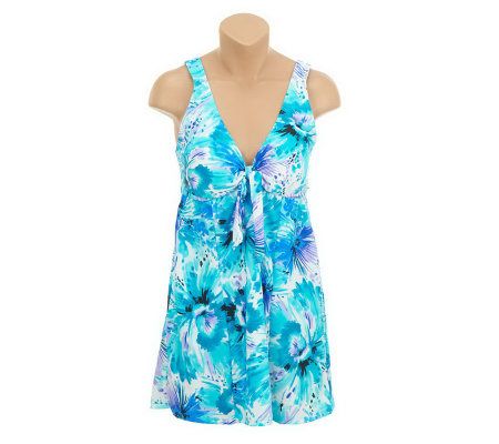 Ocean Dream Signature Breakfast at Tiffanys Tie Front Dress - A223670