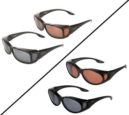 PolarShield Premiere Set of 2 Fits Over Sunglasses - A225770