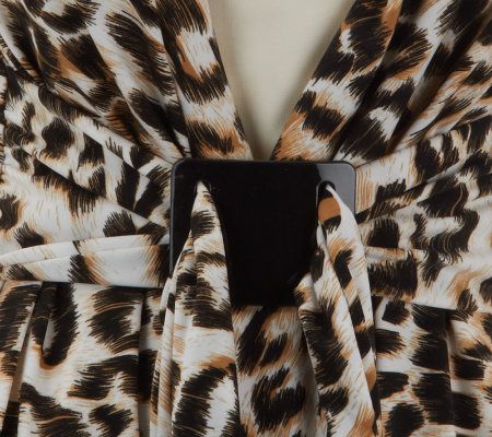 Attitudes by Renee Drape Front Jacket with Belt Detail