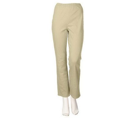 As Is Denim & Co. Stretch Regular Boot Cut Leggings - A235870