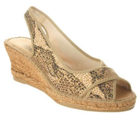 Azura Tabu Peep toe Espadrilles - A314070