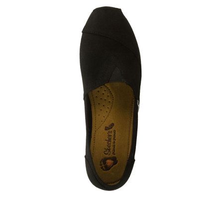 Skechers Womens Bobs - Earth Day Slip-On Casual Flats