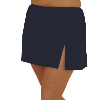 Fit 4 U Separates Navy Skirted Swim Bottoms - A323870