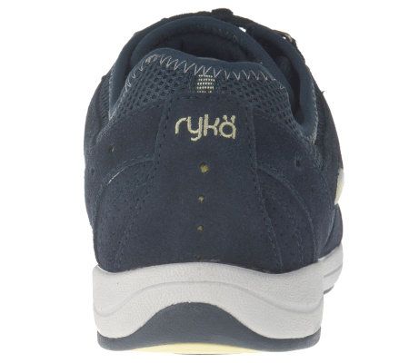 Ryka Suede & Mesh Lace-up Lightweight Shoes