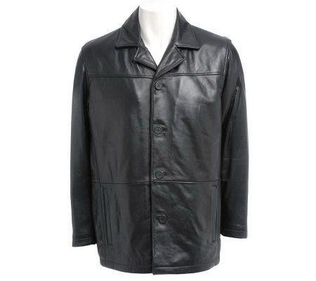 Excelled Mens New Zealand Lamb Classic CarCoat - A193071